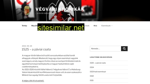 vegvarikronikak.hu alternative sites