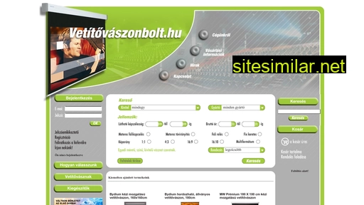 vetitovaszonbolt.hu alternative sites