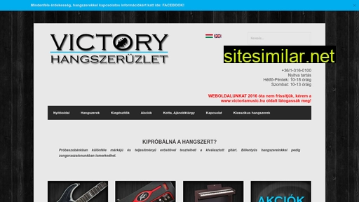 victoryhangszeruzlet.hu alternative sites