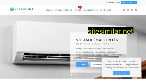 villamklima.hu alternative sites