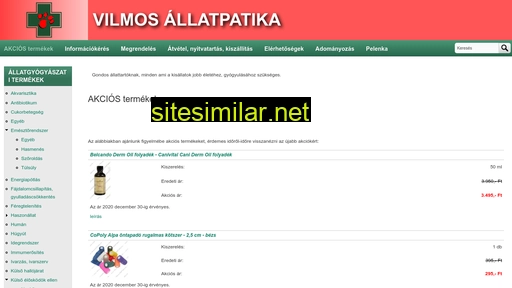 vilmosallatpatika.hu alternative sites