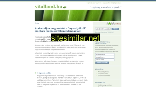 vitalland.hu alternative sites