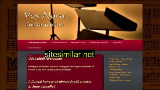 voxnova.hu alternative sites