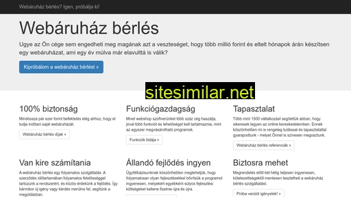 webaruhaz-berles.hu alternative sites