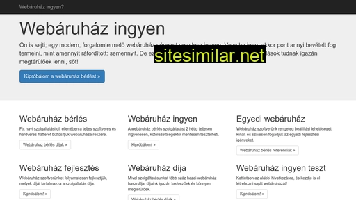 webaruhaz-ingyen.hu alternative sites