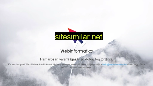 Webinformatics similar sites