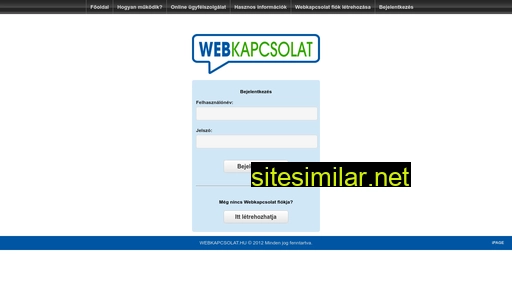 webkapcsolat.hu alternative sites