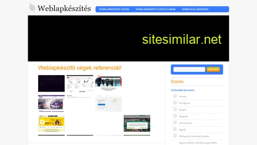 Weblapkeszites similar sites