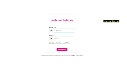 webmail.telekom.hu alternative sites