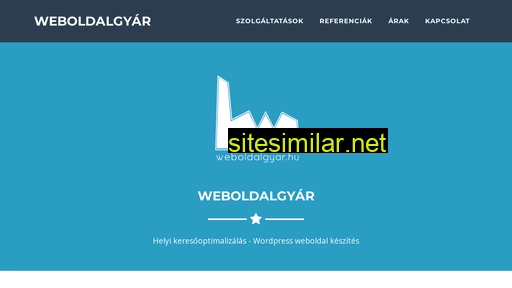 weboldalgyar.hu alternative sites