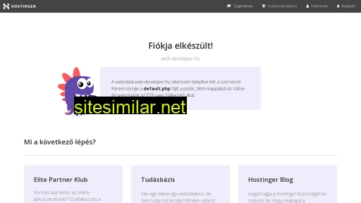 web-developer.hu alternative sites