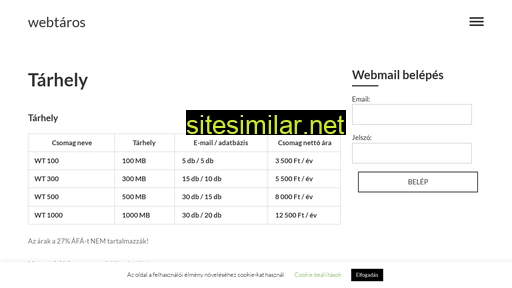 webtaros.hu alternative sites