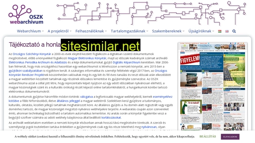 webarchivum.oszk.hu alternative sites