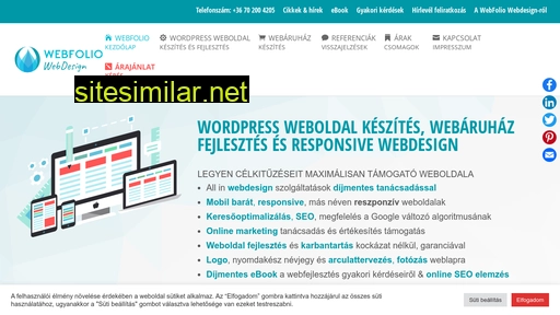 webfolio.hu alternative sites