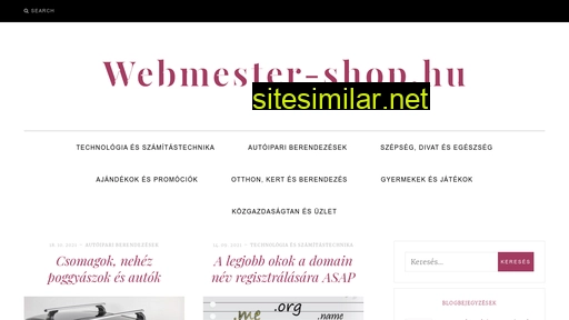 webmester-shop.hu alternative sites