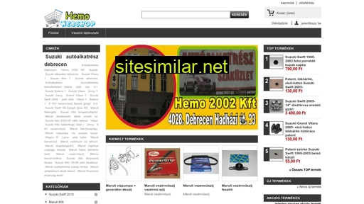 webshop.autoalkatreszdebrecen.hu alternative sites