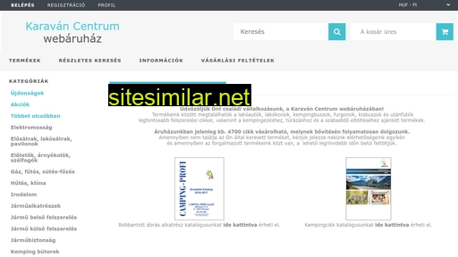 webshop.karavancentrum.hu alternative sites