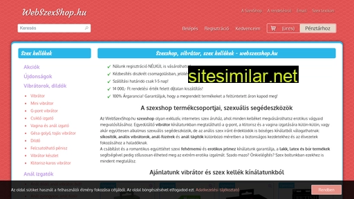 webszexshop.hu alternative sites