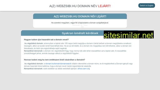 webzsibi.hu alternative sites