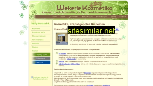 wekerlekozmetika.hu alternative sites