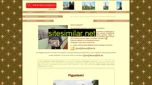 wenckheim.hu alternative sites
