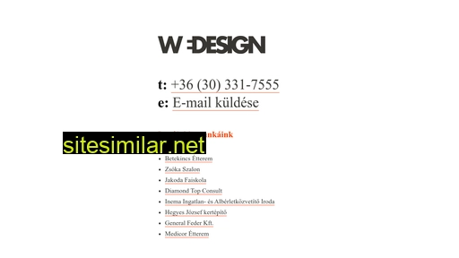we-design.hu alternative sites