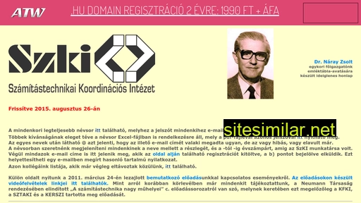 www.szki.atw.hu alternative sites