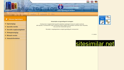 ügyelet.hu alternative sites