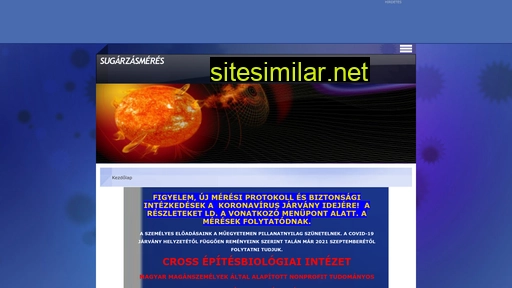 sugárzásmérés.hu alternative sites