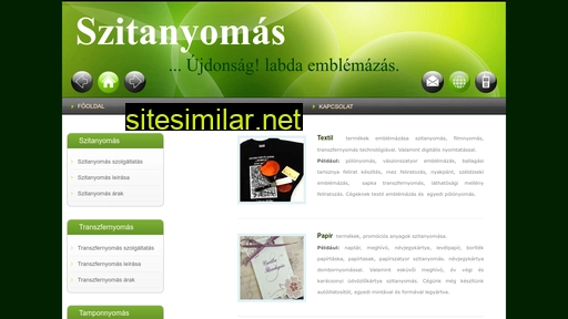 szitanyomás.hu alternative sites