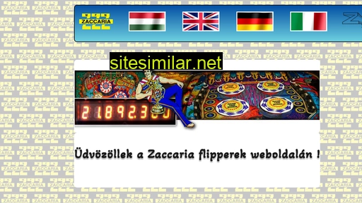 Zaccaria-pinball similar sites