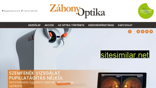 zahonyoptika.hu alternative sites