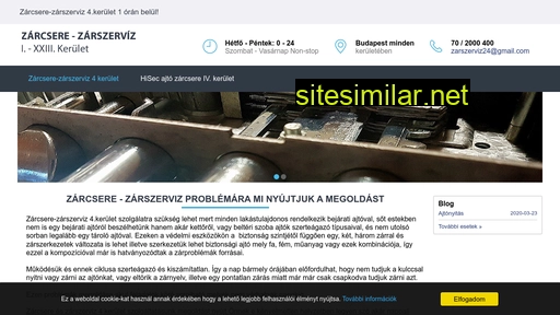 zarcsere-zarszerviz-4-kerulet.hu alternative sites