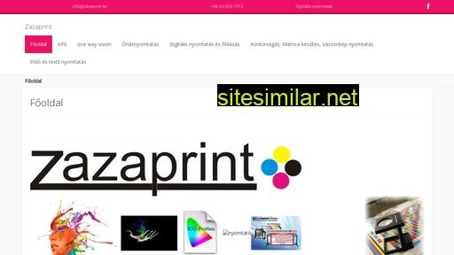 zazaprint.hu alternative sites