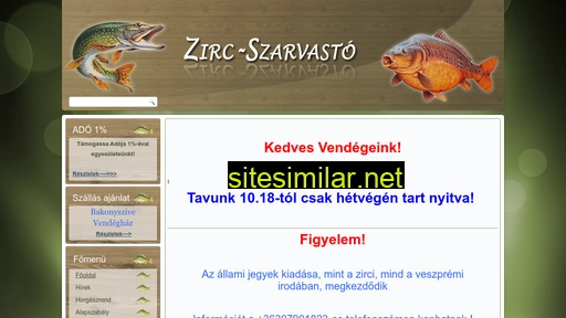 zirc-szarvasto.hu alternative sites