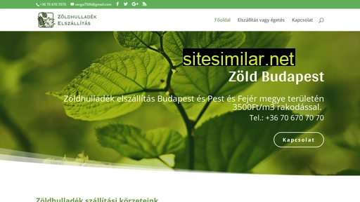 zoldbudapest.hu alternative sites