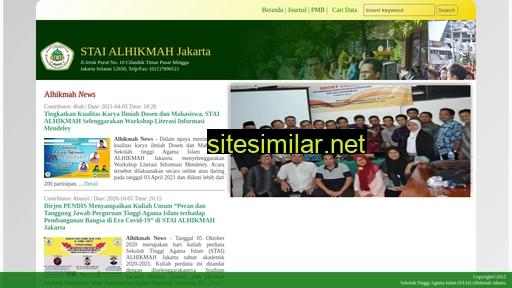 alhikmahjkt.ac.id alternative sites