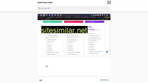 Web similar sites