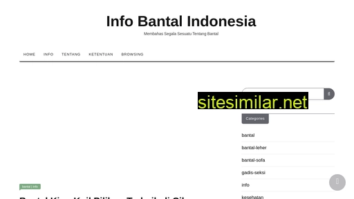bantal.co.id alternative sites
