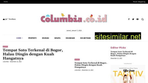 columbia.co.id alternative sites