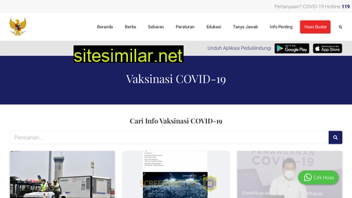 covid19.go.id alternative sites