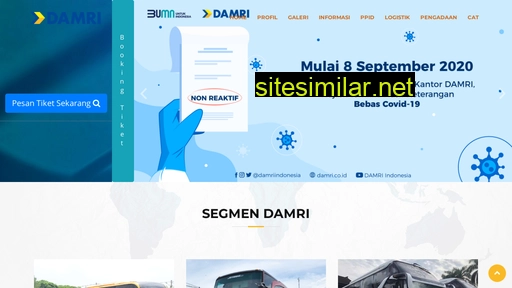 damri.co.id alternative sites