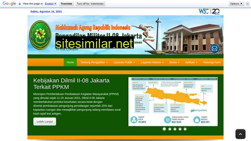 dilmil-jakarta.go.id alternative sites