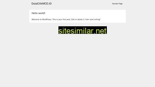dutacilikmcd.id alternative sites