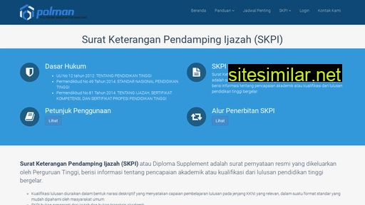 e-skpi.polman-bandung.ac.id alternative sites
