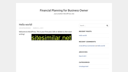 Financialplan similar sites