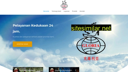 gloria.co.id alternative sites