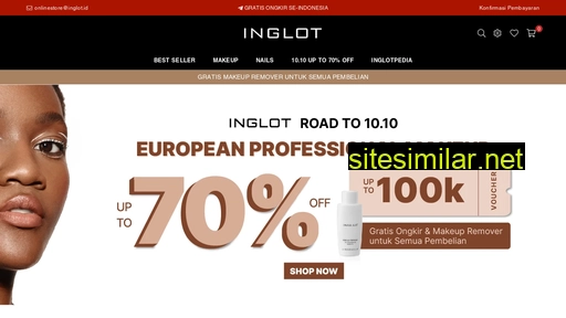 Inglotcosmetics similar sites
