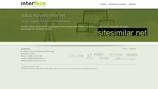 Interface similar sites