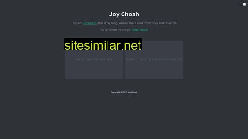 joyghosh.thedev.id alternative sites
